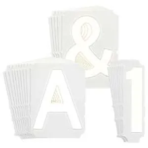 Brady 8" ToughStripe White Numbers and Letters| Buy Online