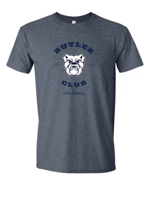 Butler Women's Club Volleyball Tshirt Heather Navy