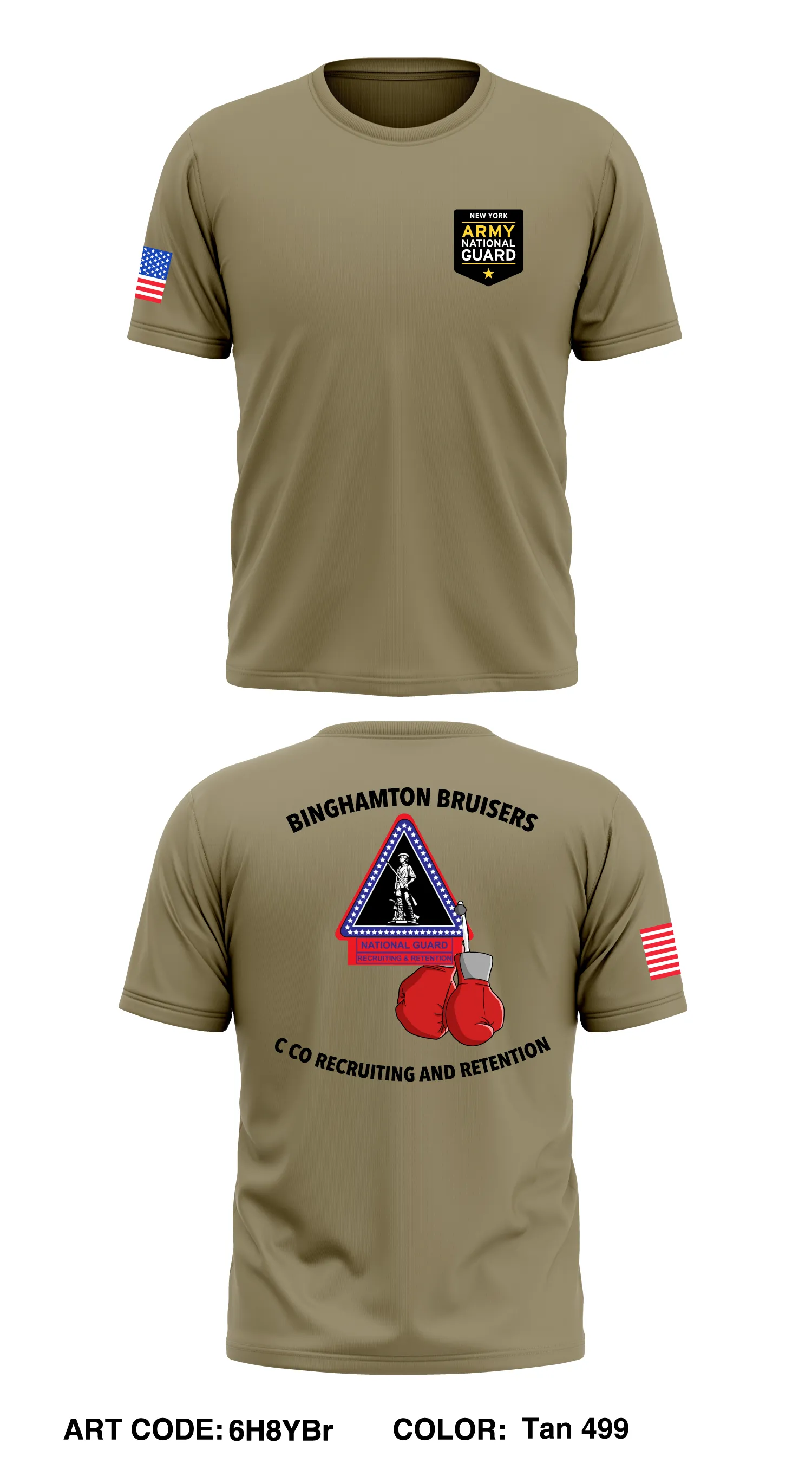 C Co Recruiting and Retention Core Men's SS Performance Tee - 6H8YBr