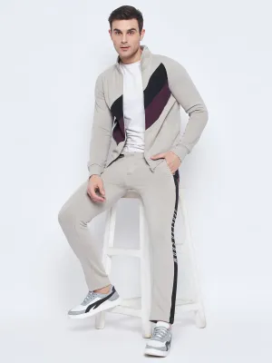 Camla Barcelona Colourblocked Grey Tracksuit