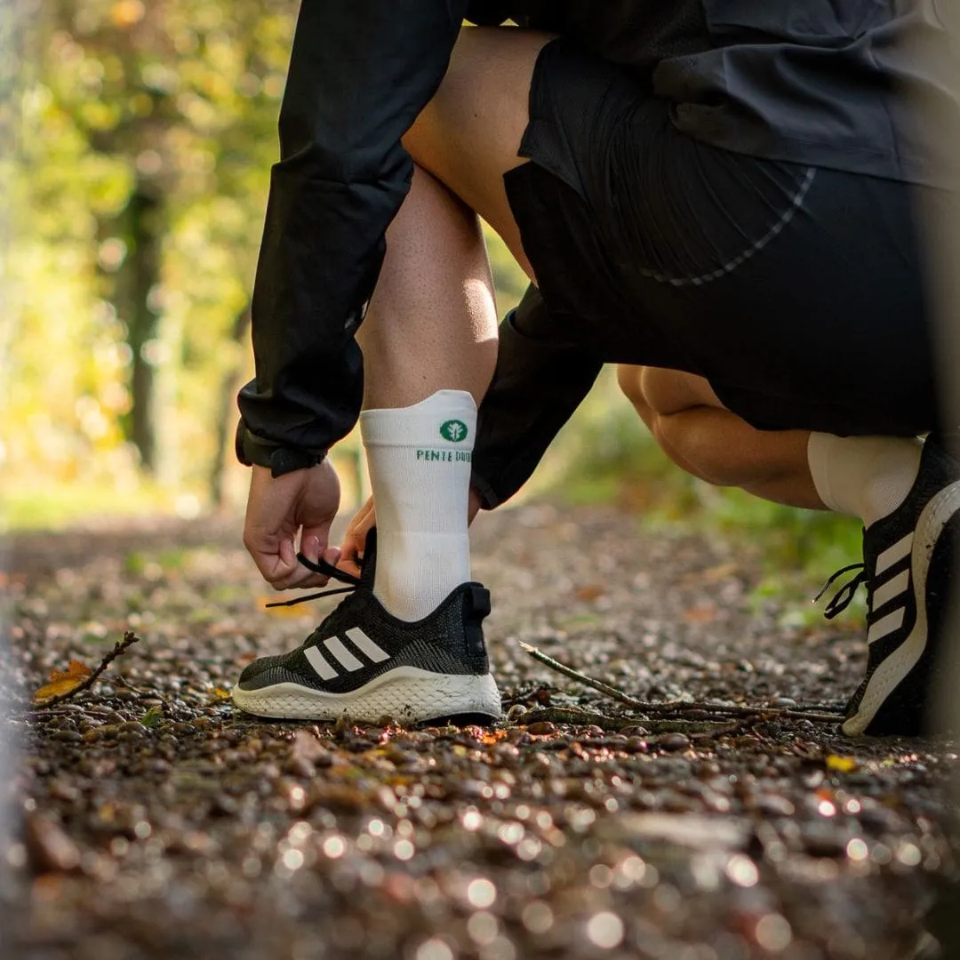 Chaussettes de running - La blanche unie