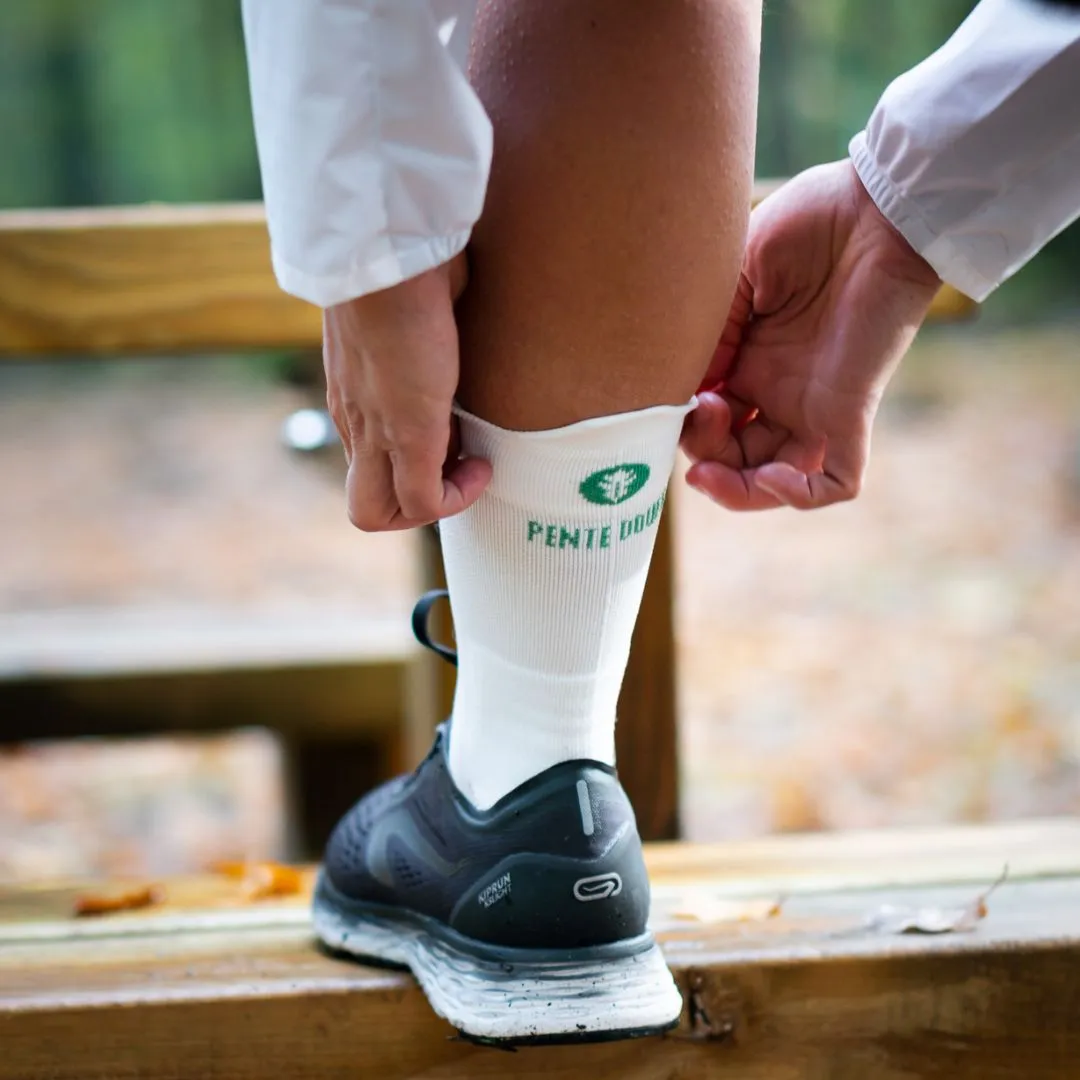 Chaussettes de running - La blanche unie