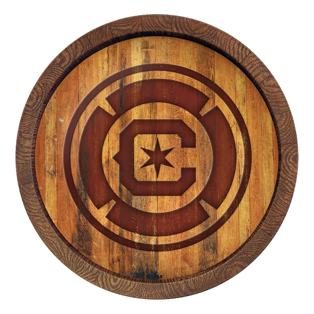 Chicago Fire: Branded "Faux" Barrel Top Sign