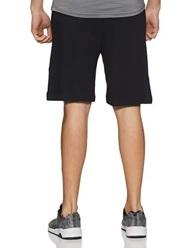 Chromozome Men's Track Pants (N-169 Running Shorts_Black_Large)
