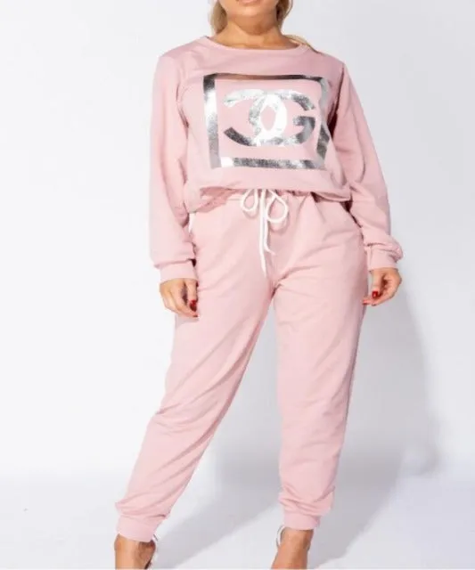 City Girl Rose Gold Lounge Set