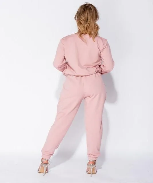 City Girl Rose Gold Lounge Set