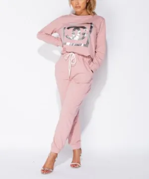 City Girl Rose Gold Lounge Set