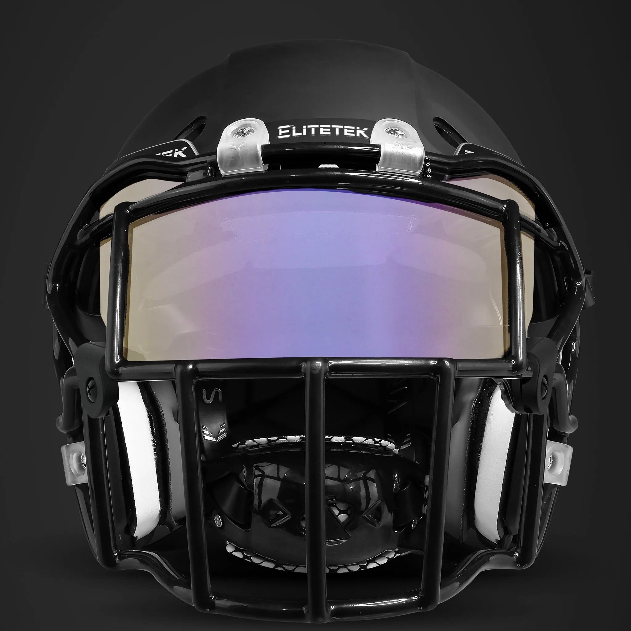 Clear Purple Football Visor
