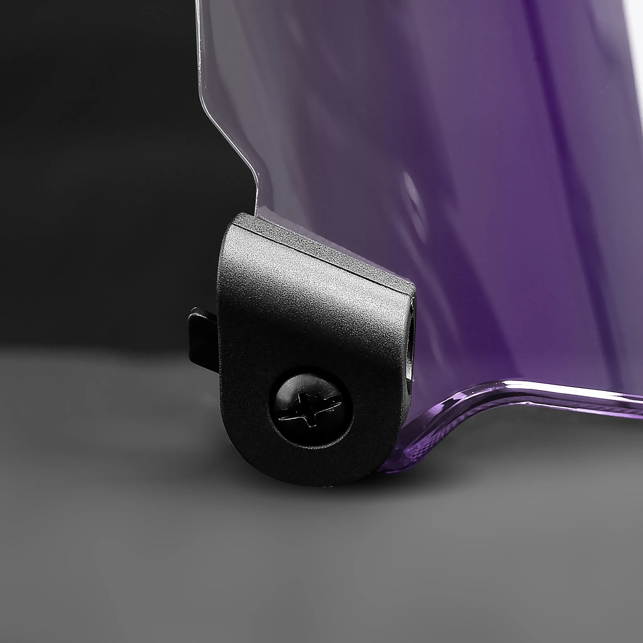 Clear Purple Football Visor