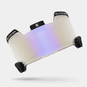 Clear Purple Football Visor