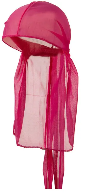 CLEARANCE Hot Pink Wave Cap Sexy Tie Down Du-rag Cool Satin Stocking Sleep Hat for Hair Waves