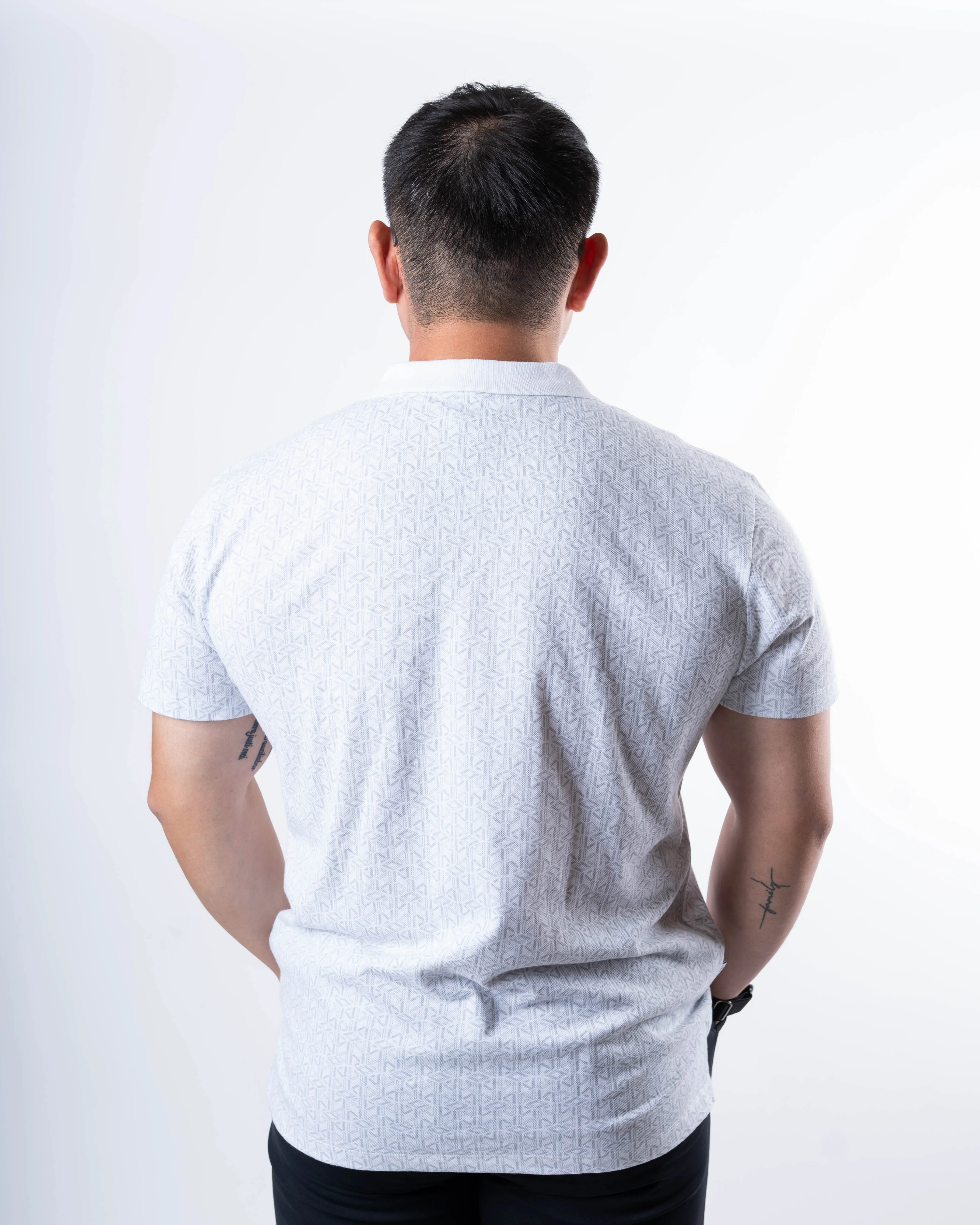 Cotton Polo - Stelacrosha (Grey)