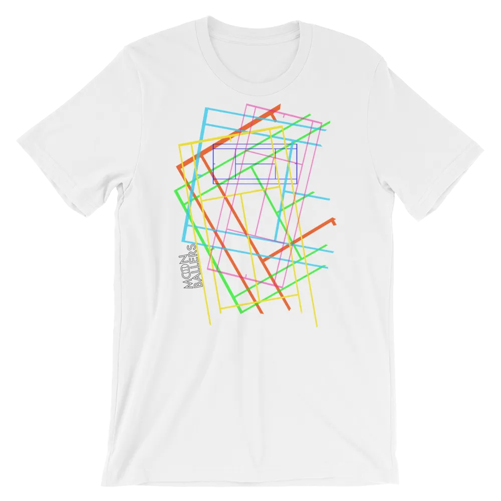 Court Geometry 4 - Unisex Tennis T-Shirt