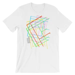 Court Geometry 4 - Unisex Tennis T-Shirt