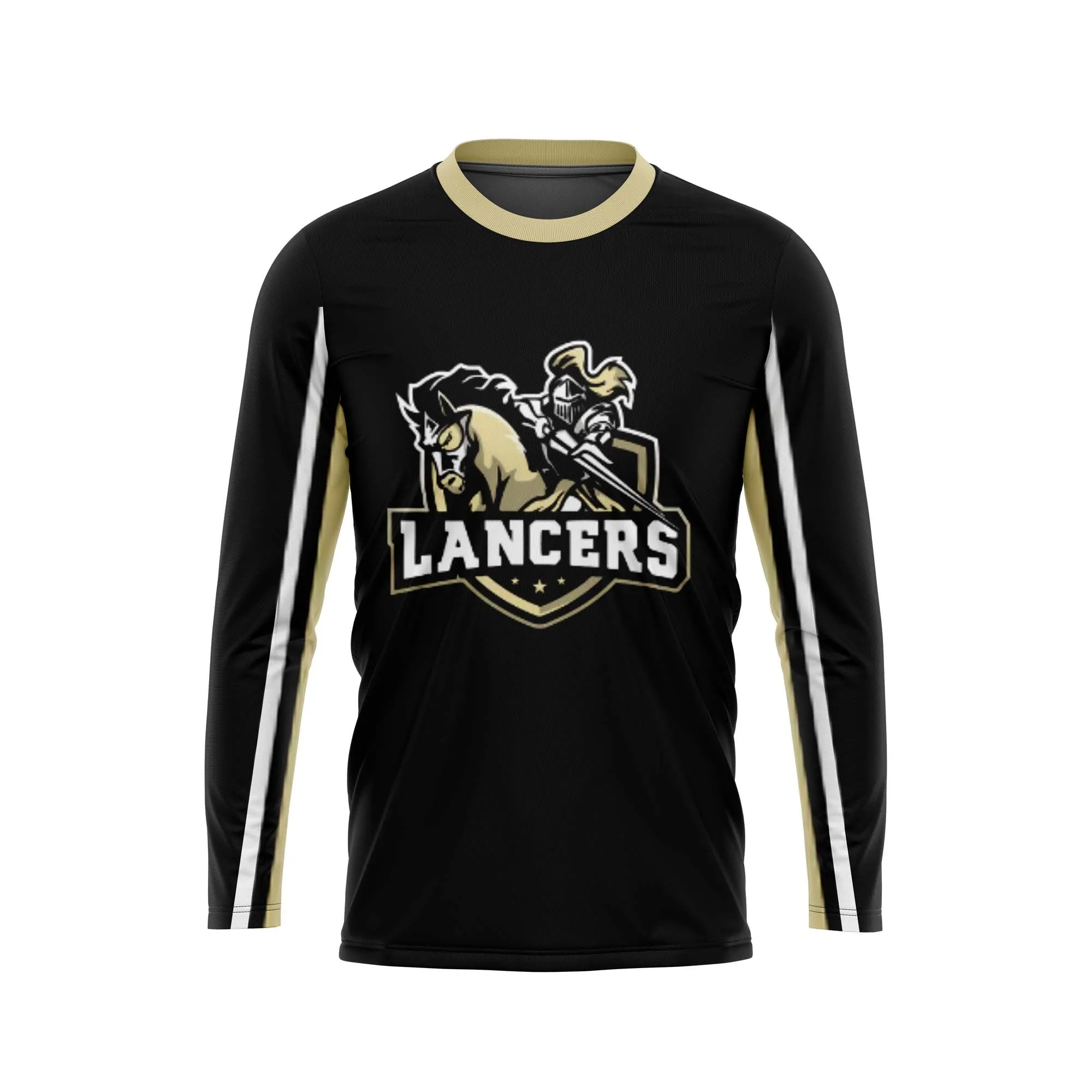 CREEK LANCERS FOOTBALL Sublimated Long Sleeve Jersey