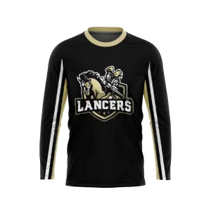CREEK LANCERS FOOTBALL Sublimated Long Sleeve Jersey