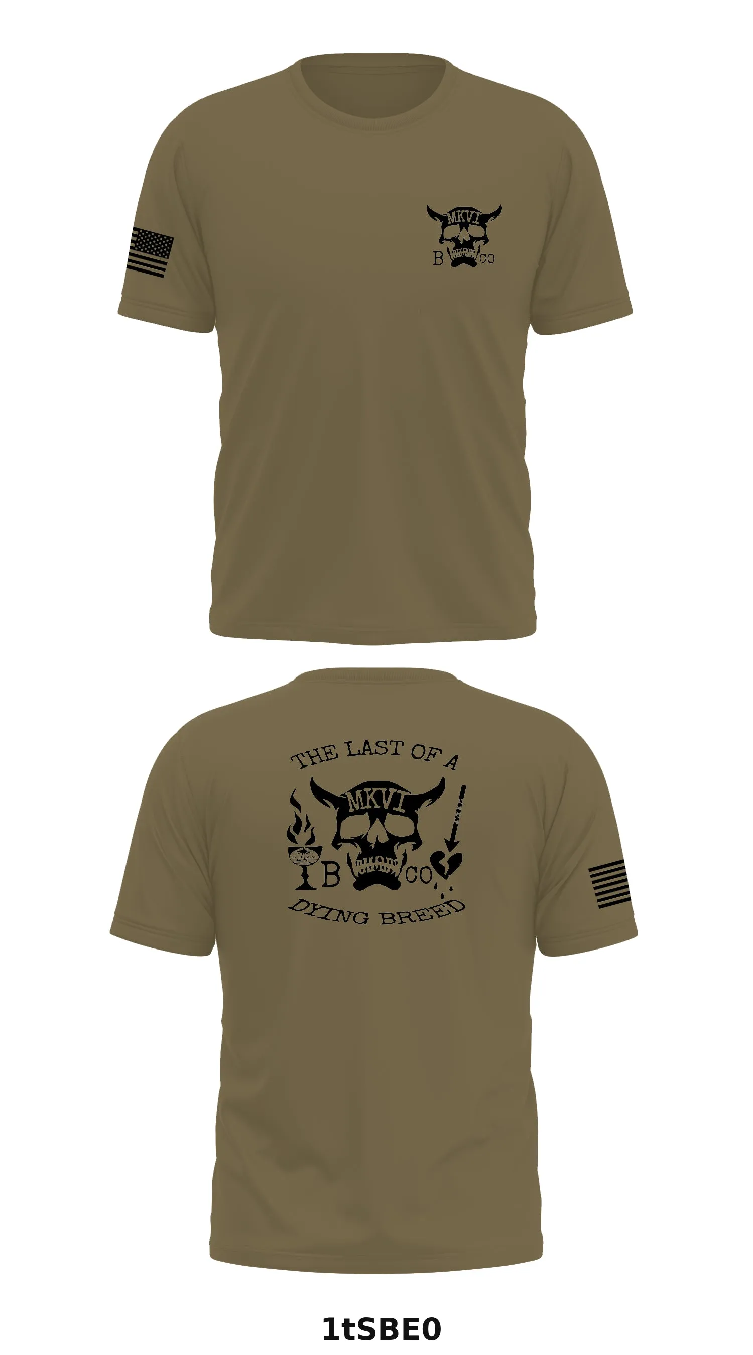 CRS2 bravo company  Store 1 Core Men's SS Performance Tee - 1tSBE0
