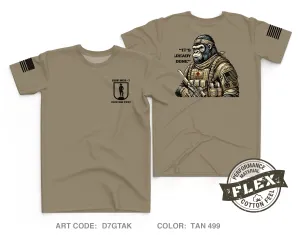 CUSTOM 2 BN 254th RTI NJ ARNG Core Men's SS Flex Performance Tee - D7GTAK
