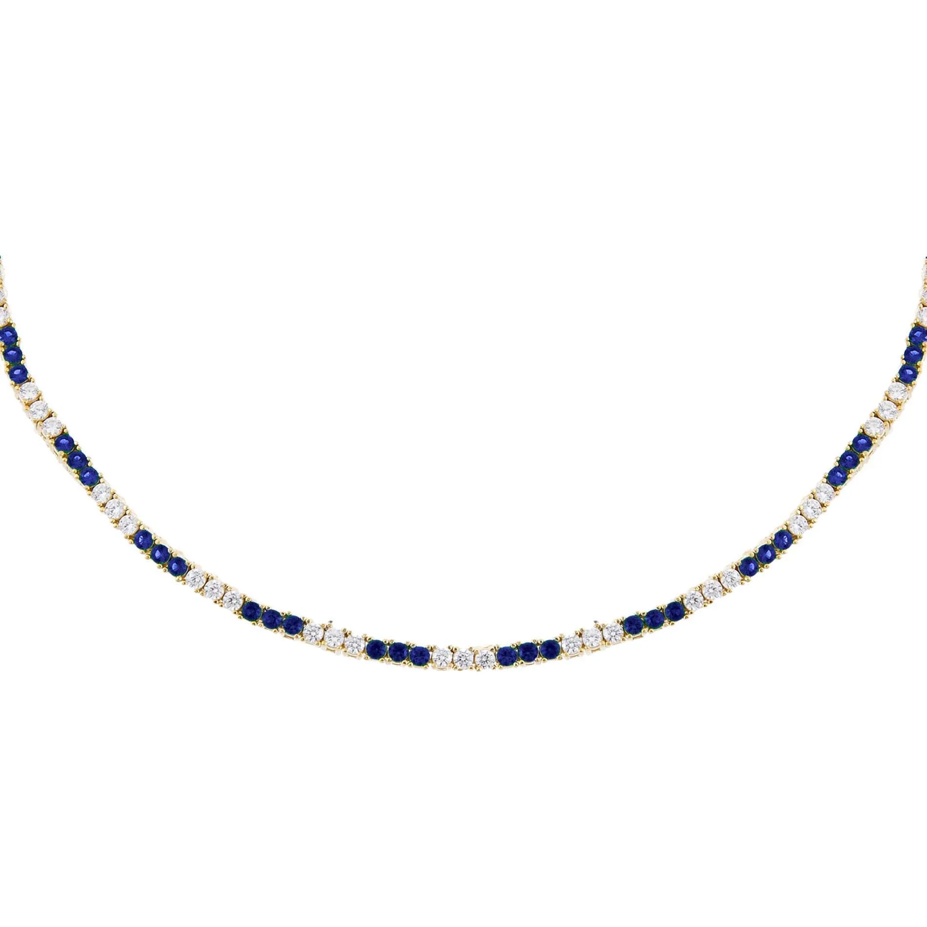 CZ Colored Tennis Choker