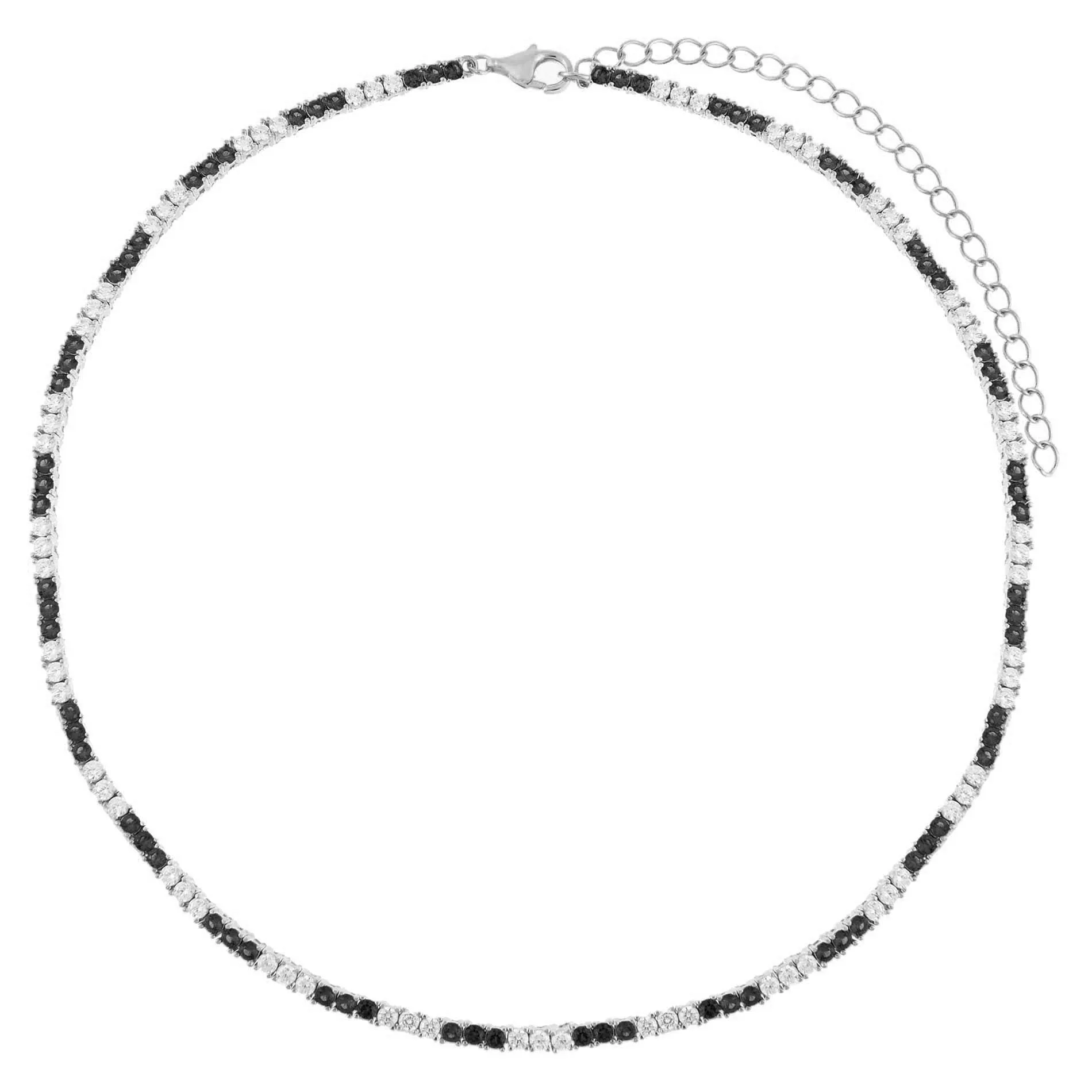 CZ Colored Tennis Choker
