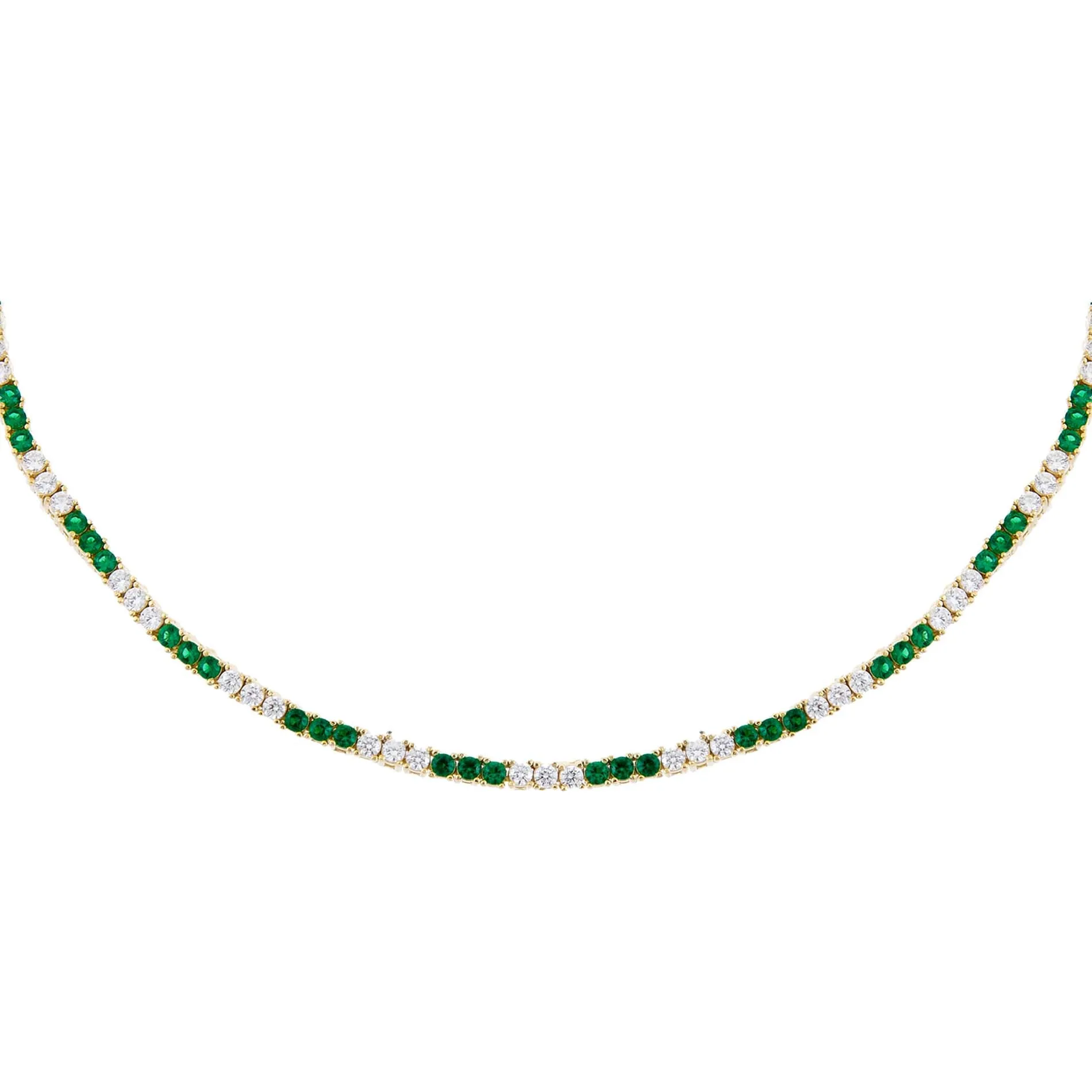 CZ Colored Tennis Choker