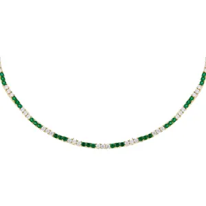 CZ Colored Tennis Choker