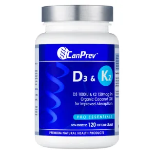 D3 & K2 Organic Coconut Oil Softgels