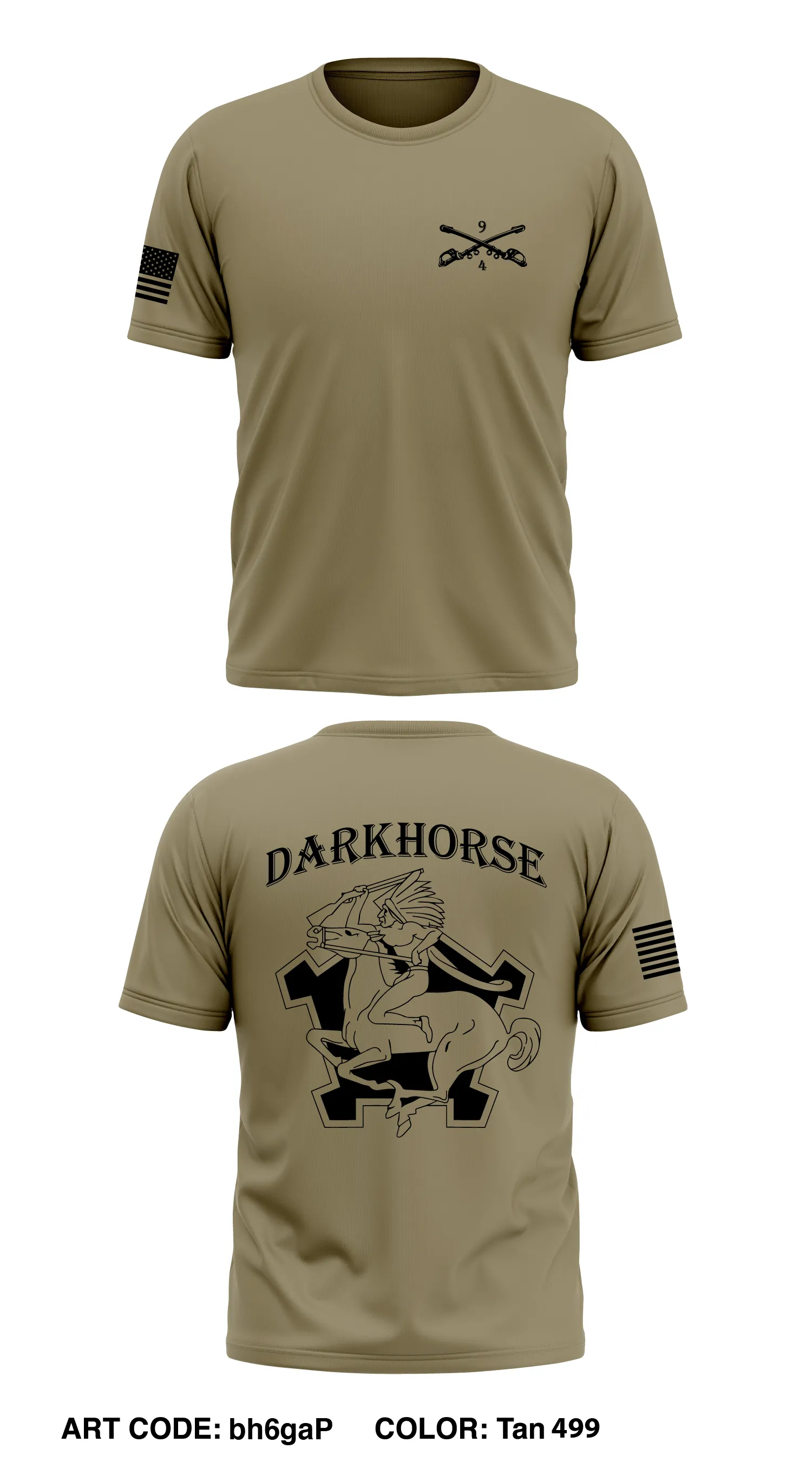 Darkhorse 4-9 CAV Core Men's SS Performance Tee - bh6gaP