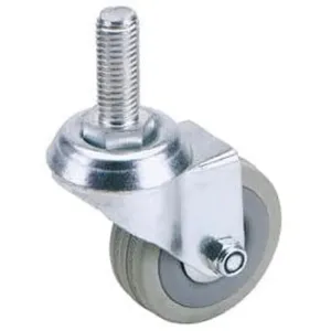 Draper Swivel Bolt Fixing Rubber Castor, 100Mm Diameter, S.W.L. 80Kg Dr-65480