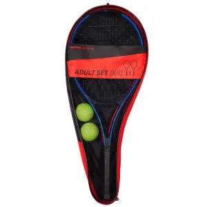 Duo Adult Tennis Set - 2 Rackets   2 Balls   1 Bag