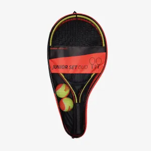 Duo Junior Tennis Set - 2 Rackets   2 Balls   1 Bag