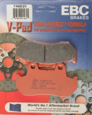 EBC FA69/2V Semi-Sintered Brake Pads