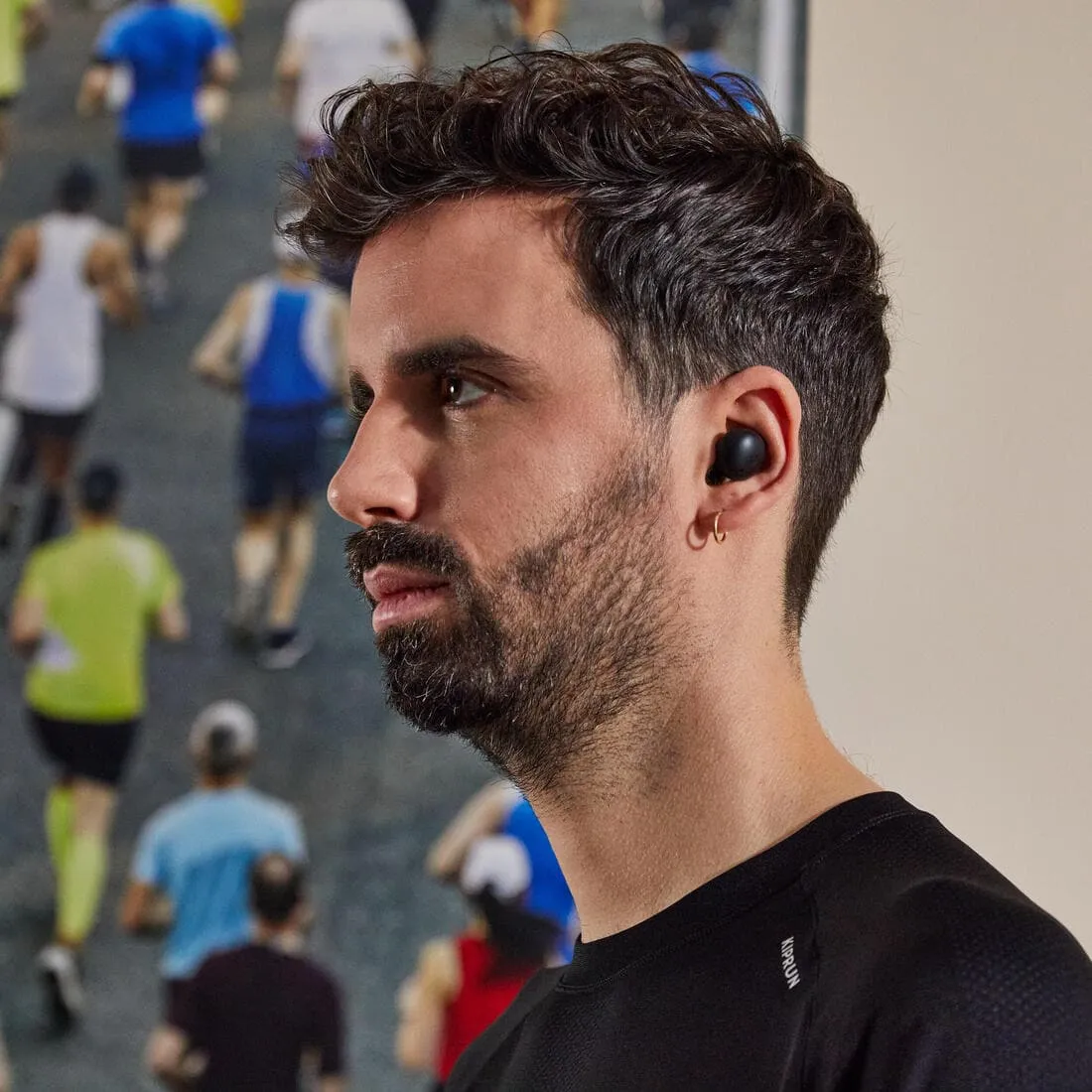 ECOUTEURS DE RUNNING TWS 100 100% SANS FIL NOIR