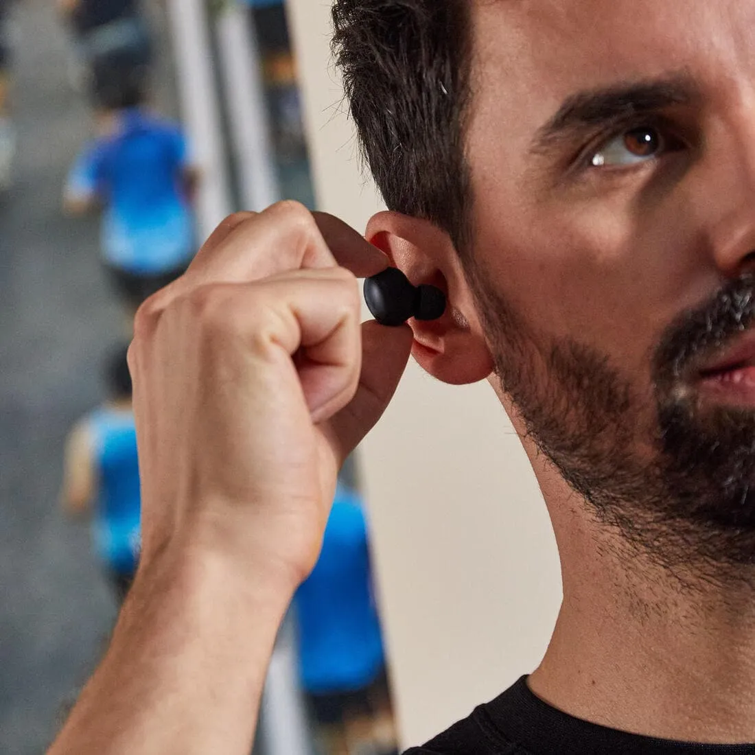 ECOUTEURS DE RUNNING TWS 100 100% SANS FIL NOIR