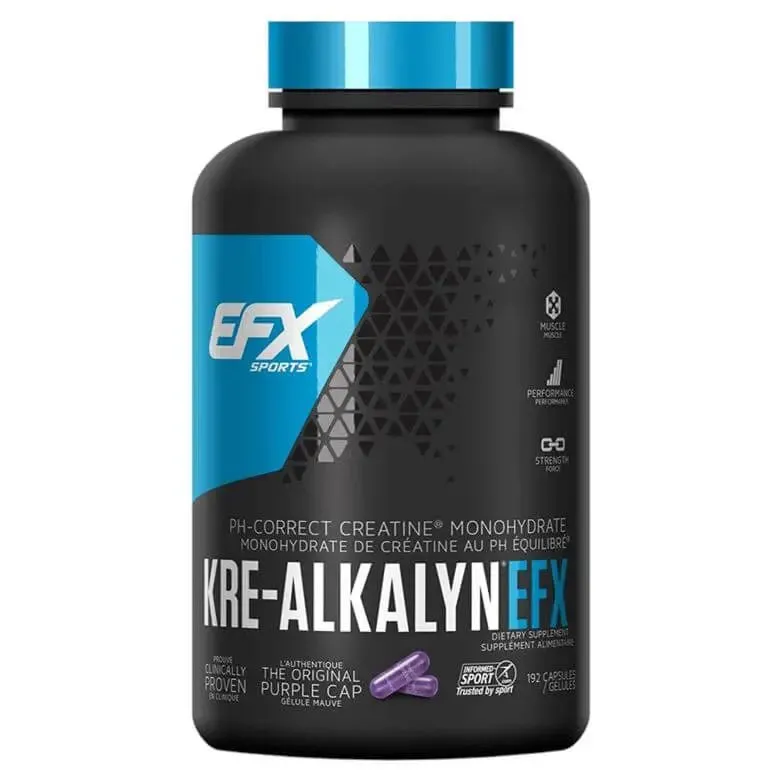 EFX Kre-Alkalyn 750 mg Capsules
