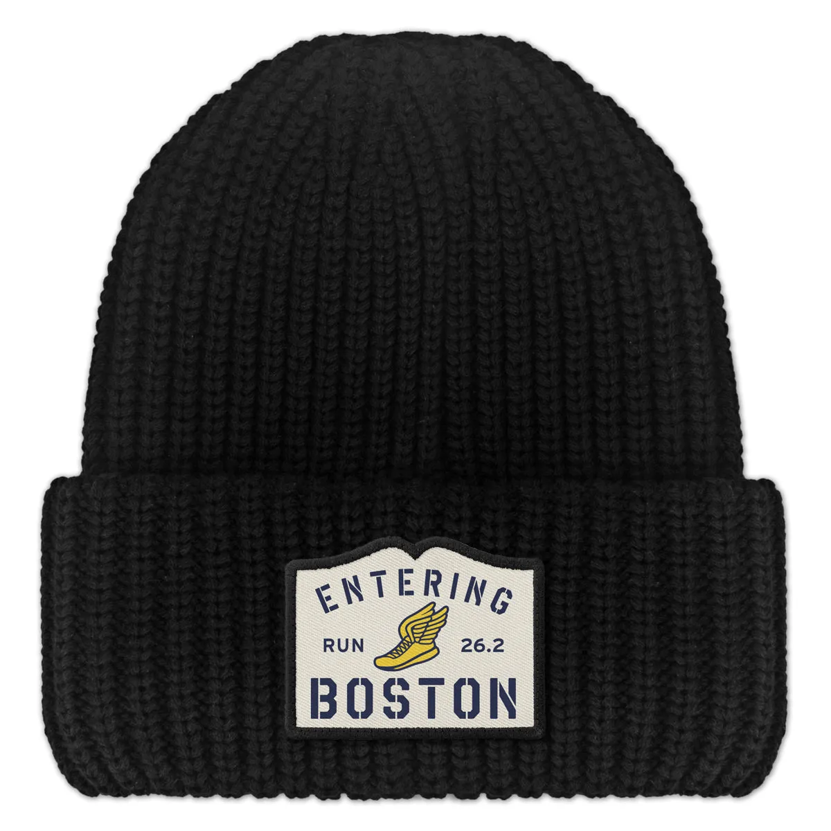 Entering Boston Run 26.2 Chunky Knit