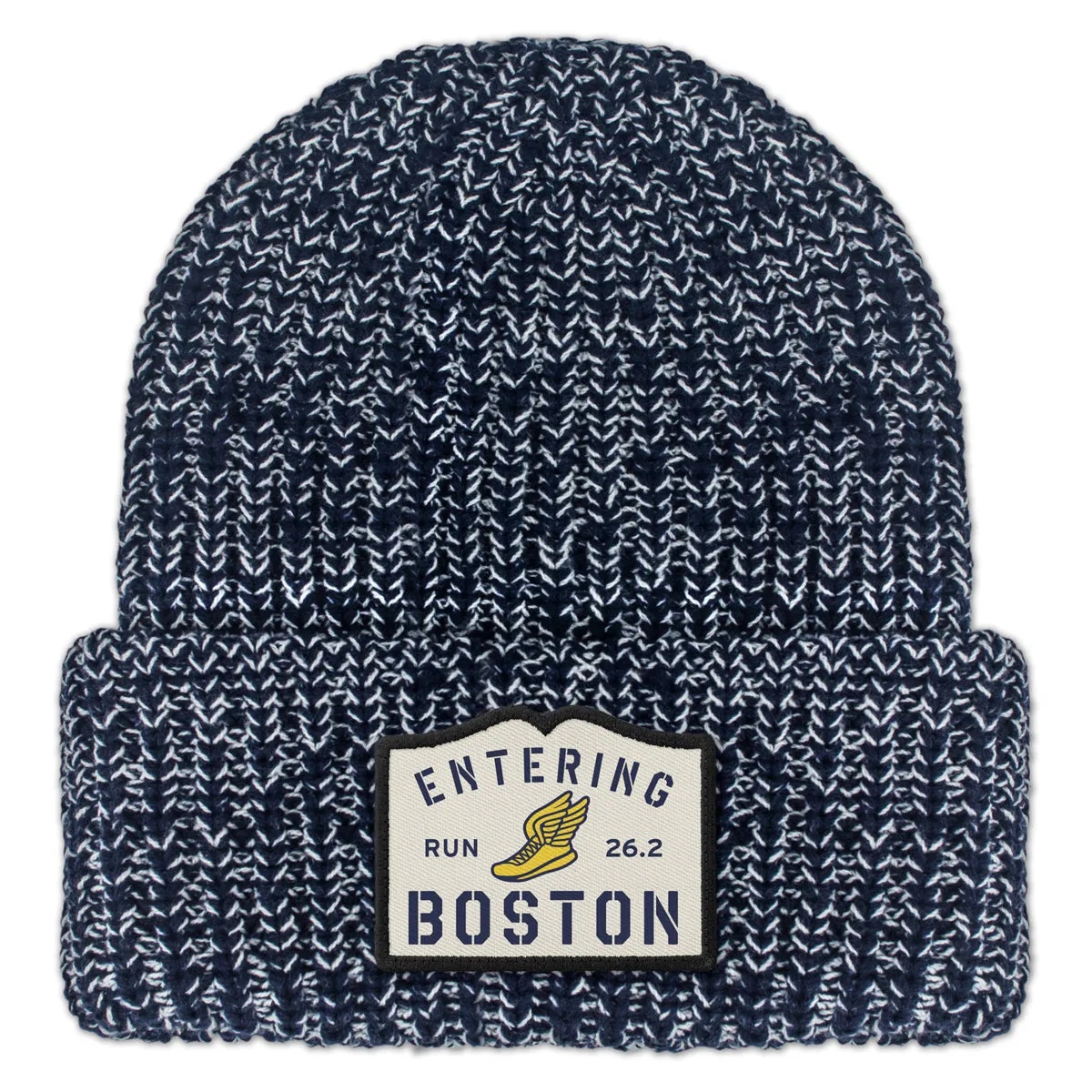 Entering Boston Run 26.2 Chunky Knit