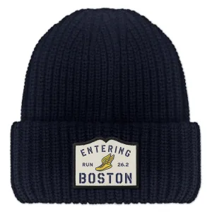Entering Boston Run 26.2 Chunky Knit