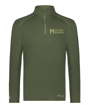 Eversource Hartford Marathon Men's Quarter Zip in Olive