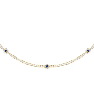 Evil Eye Tennis Choker