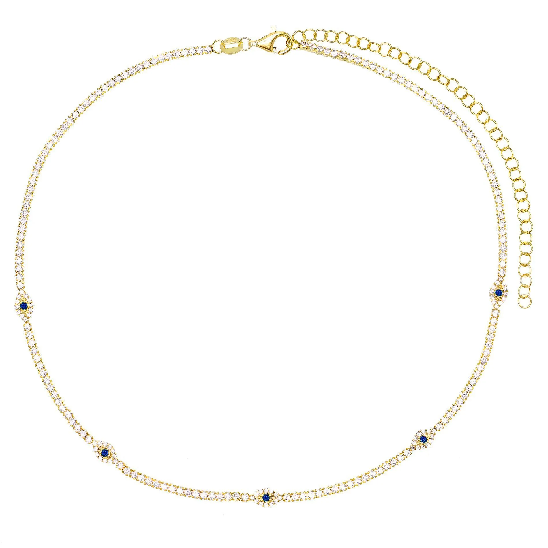 Evil Eye Tennis Choker