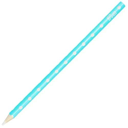 Fabric Marking Pencil - Turquoise, white marking