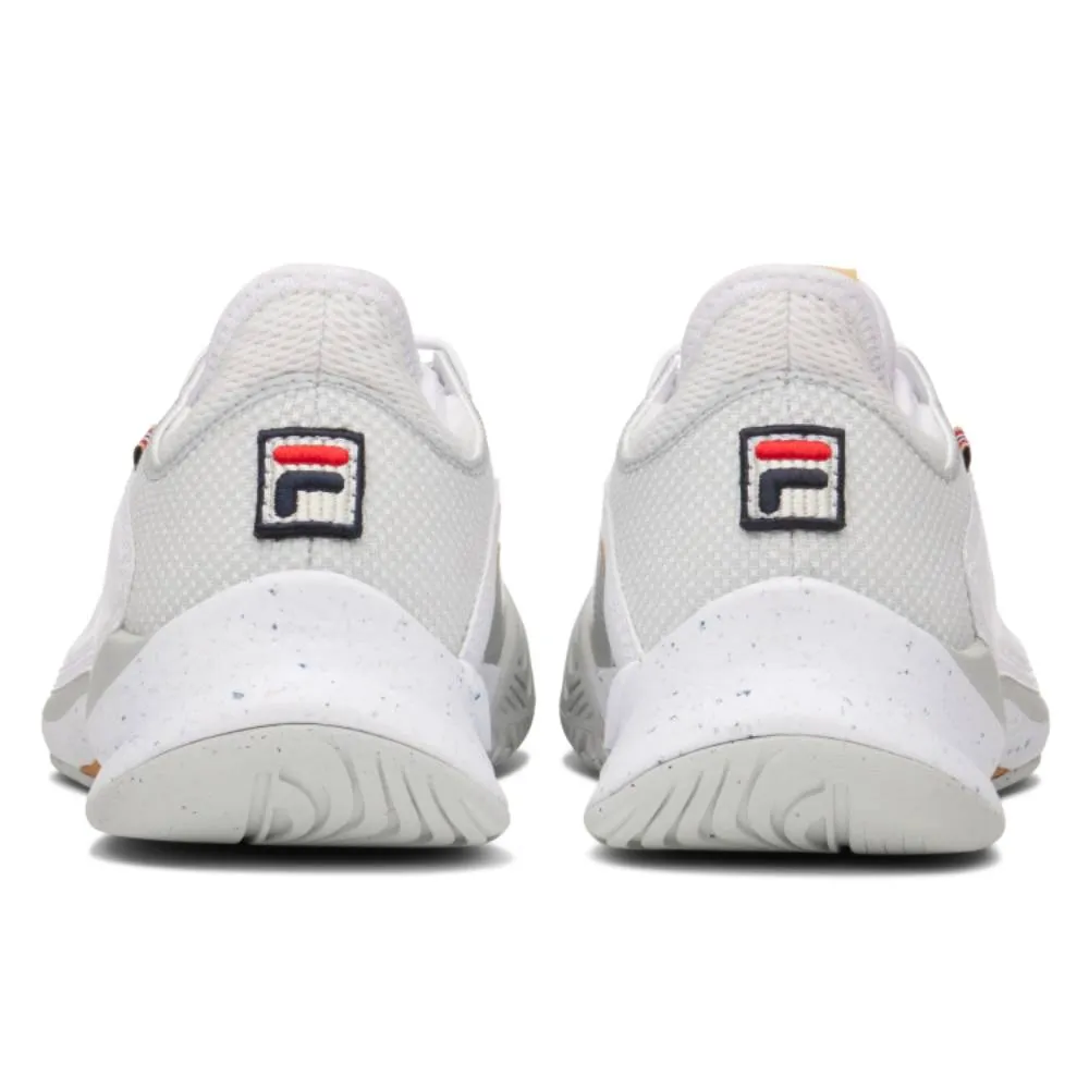 Fila Mondo Forza Women's Tennis Shoe (White/Gray)
