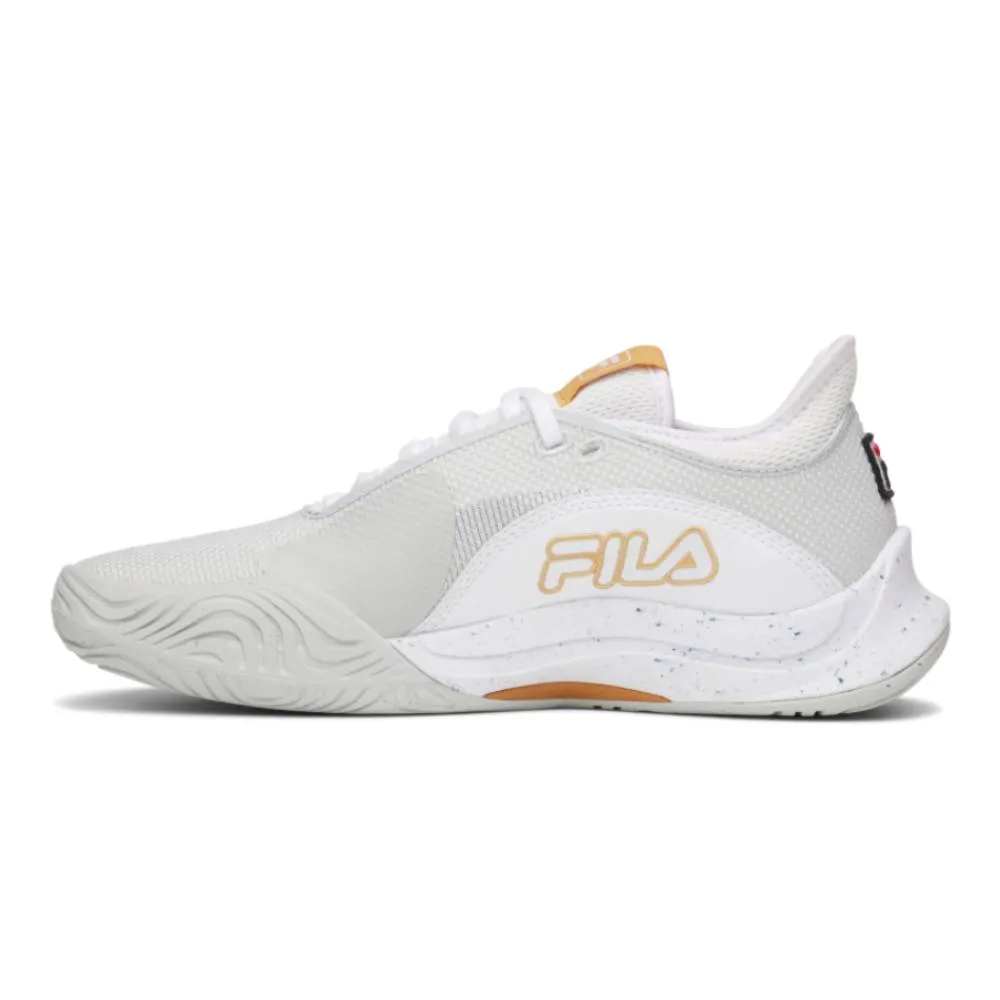 Fila Mondo Forza Women's Tennis Shoe (White/Gray)
