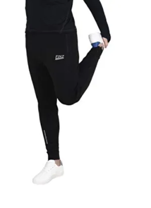 FINZ Men's Slim Fit Track pants(JOGER-NK1-M_Black_Medium)