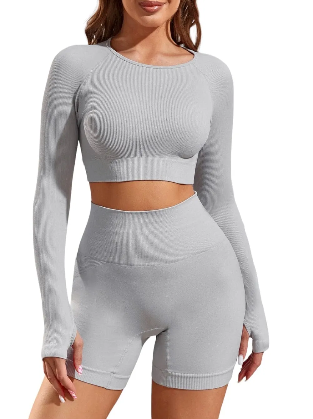 FitFusion Wide Waistband Athletic Shorts