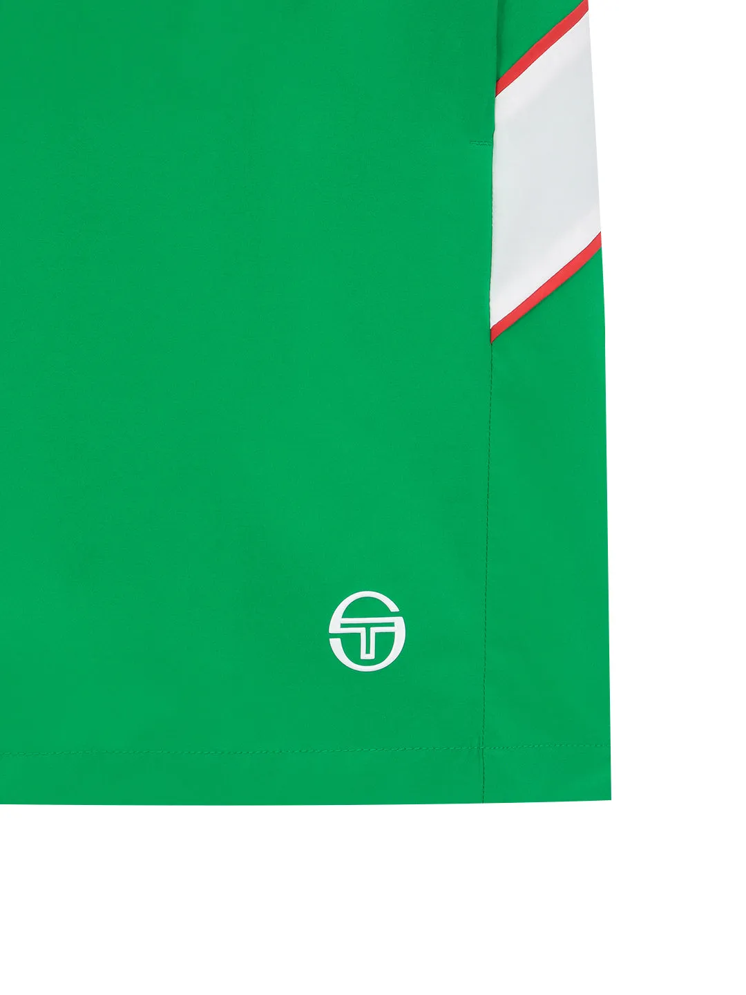 Flag Woven Shorts- Green