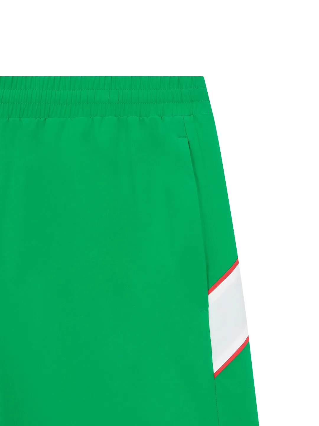 Flag Woven Shorts- Green