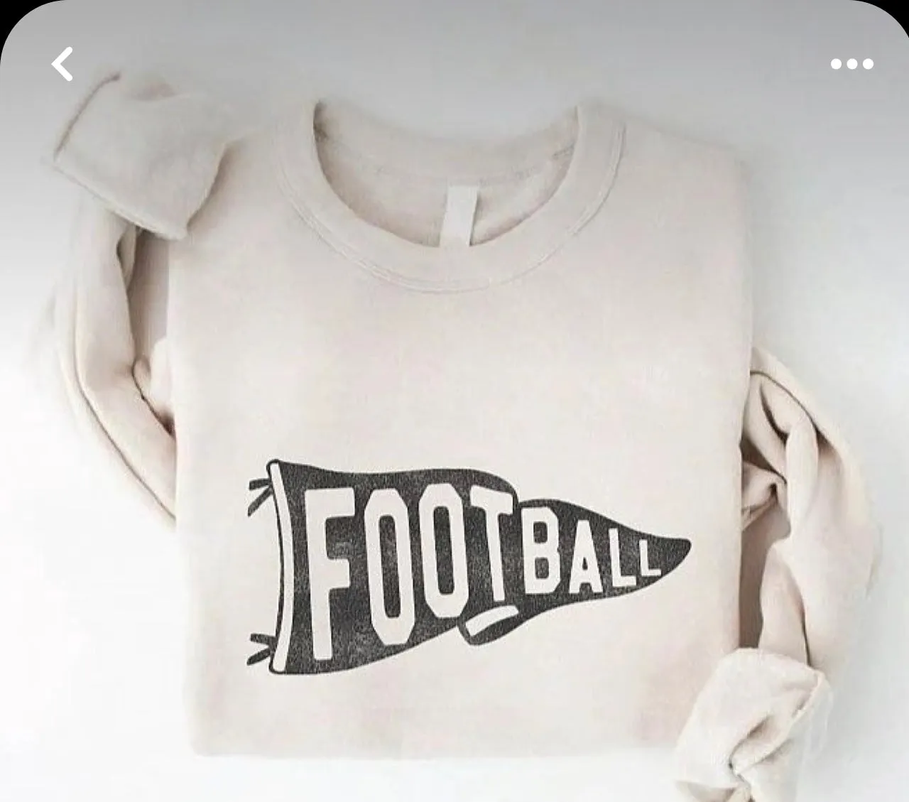 FOOTBALL CREWNECK