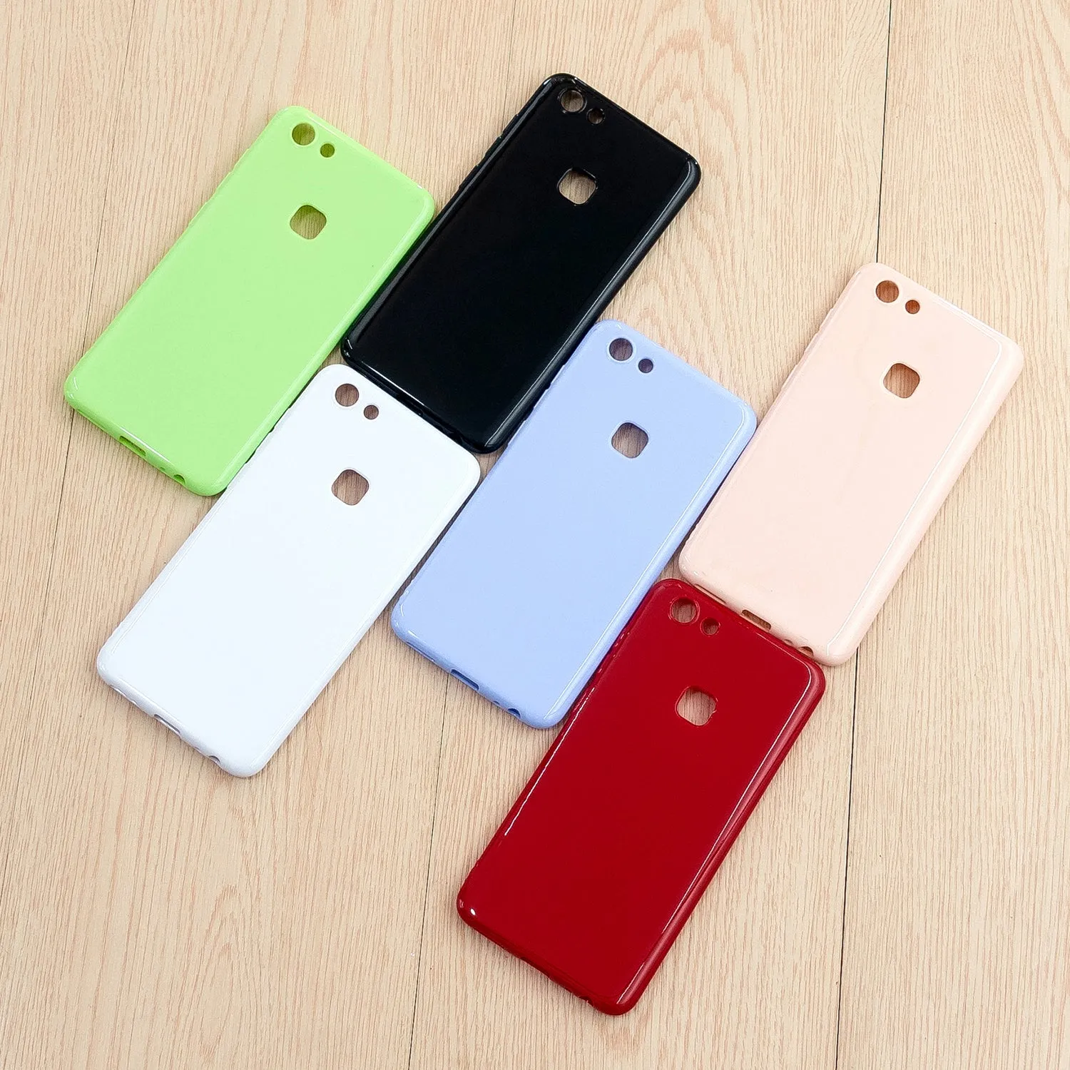 For VIVO Y83/Y85 Cellphone Cover Phone Screen Protector Soft TPU Phone Case Full Body Protection Shell Milk white